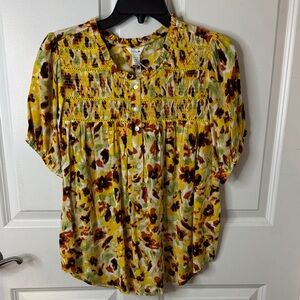 Intro. Multicolor Floral Blouse